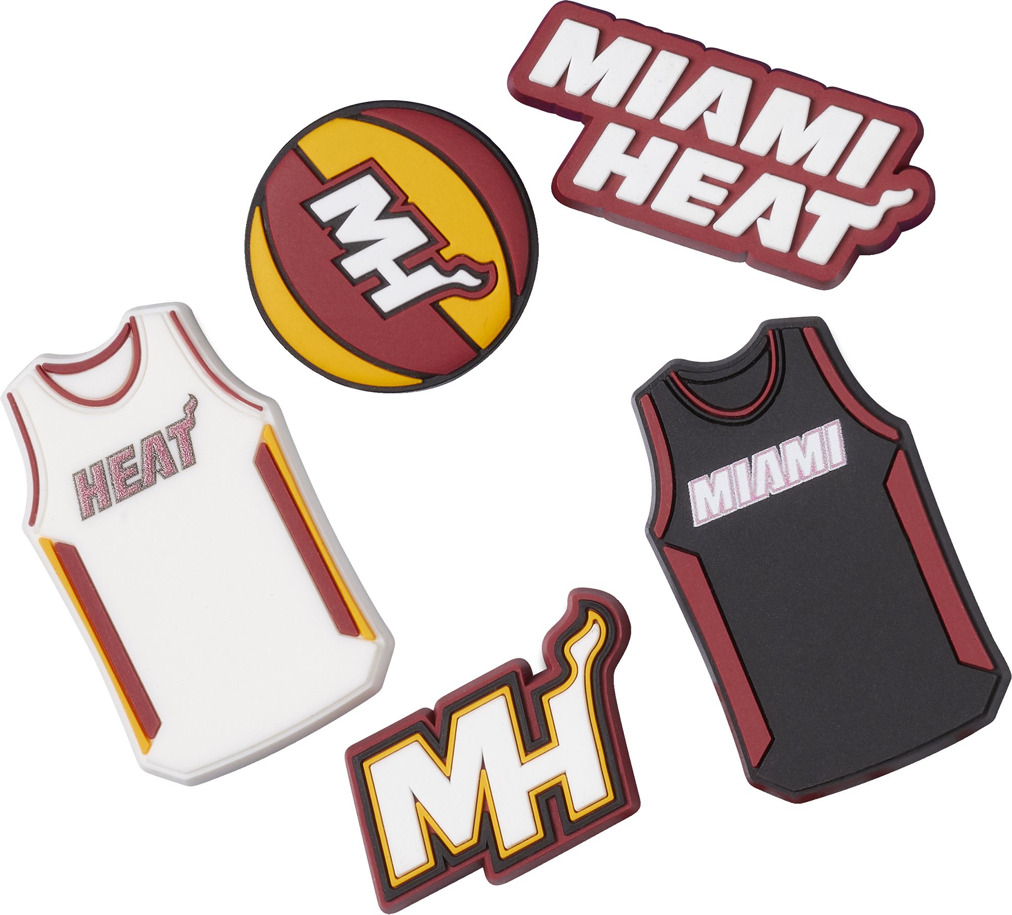 Crocs Jibbitz NBA Miami Heat - 5 Pack