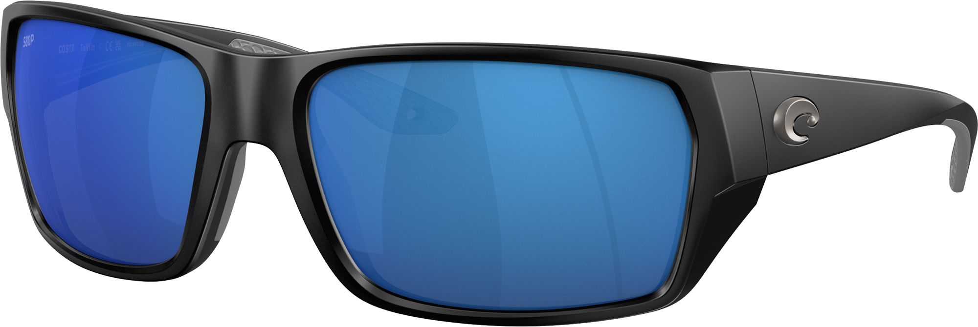 Matte Black/Blue Mirror