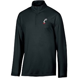 Champion Men's Cincinnati Bearcats Black 1/4 Zip Pullover Shirt