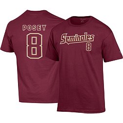 Champion Men's Florida State Seminoles  Buster Posey #8 Maroon T-Shirt