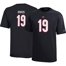 Champion Youth Georgia Bulldogs Brock Bowers #19 Black T-Shirt
