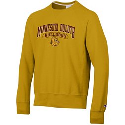 Champion Men's Minnesota Golden Gophers Gold Vintage Reverse Weave Crew Pullover Sweatshirt