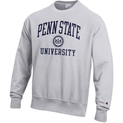 Champion Men's Penn State Nittany Lions Grey Reverse Weave