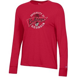 Champion Women's Georgia Bulldogs Red Core Long Sleeve T-Shirt