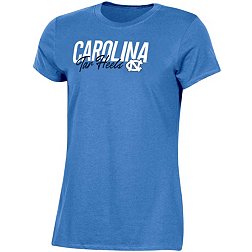 Champion Women's North Carolina Tar Heels Carolina Blue Script T-Shirt