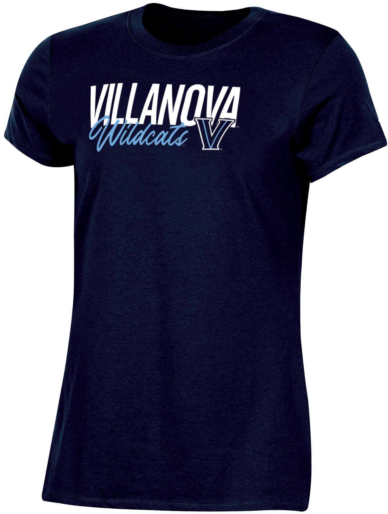 Champion Women's Villanova Wildcats Navy Script T-Shirt