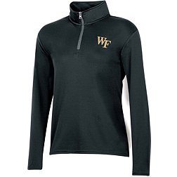 Champion Women's Wake Forest Demon Deacons Black 1/4 Zip Pullover Shirt
