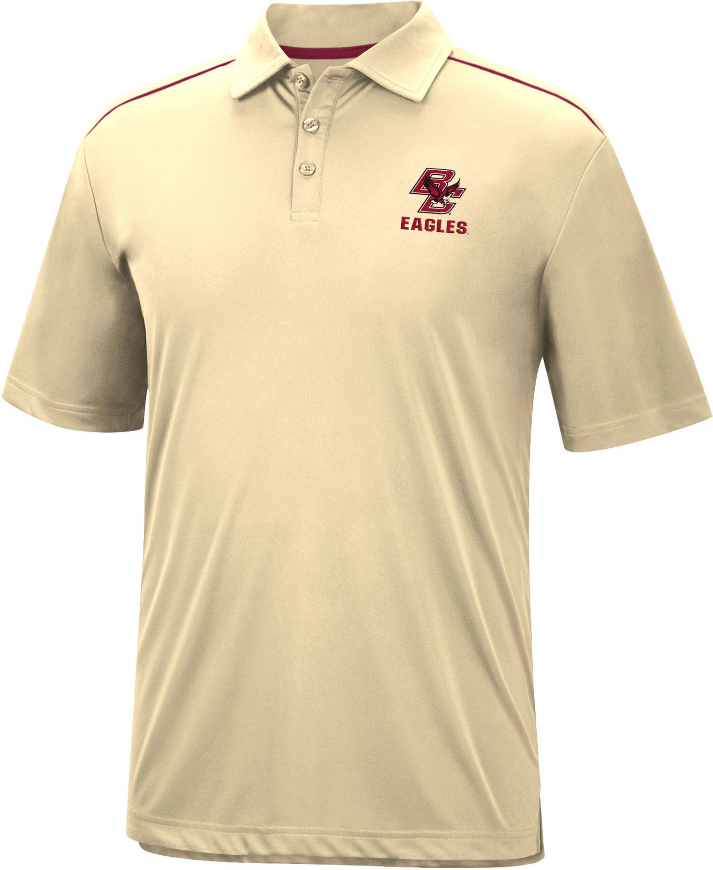 Colosseum Men's Boston College Eagles Gold Polo