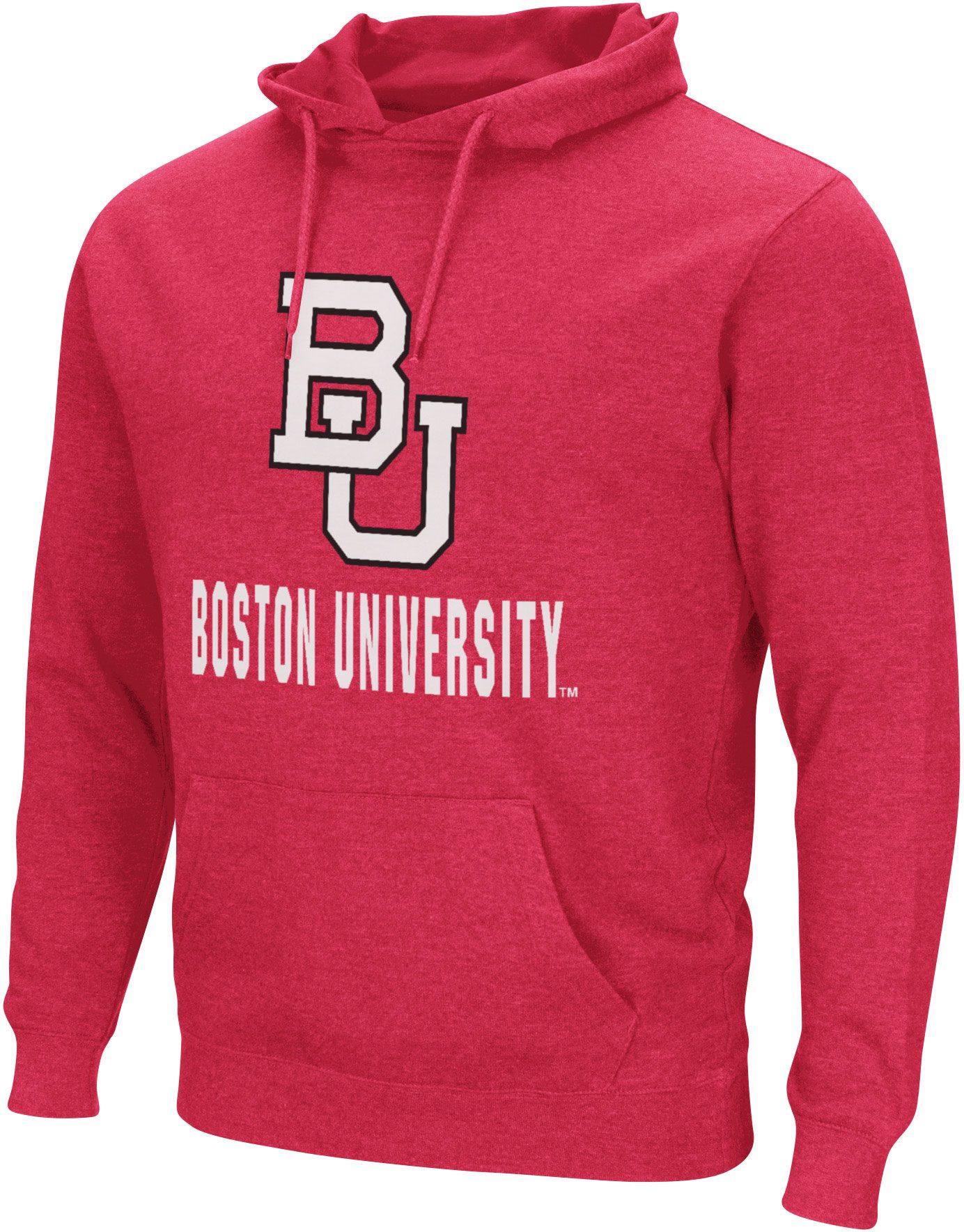 Colosseum Men's Boston Terriers Scarlet Pullover Hoodie