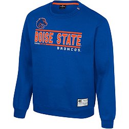 Colosseum Men's Boise State Broncos Blue I'll Be Back Crewneck Sweatshirt