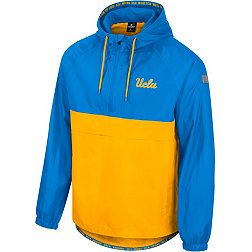 Colosseum Men's UCLA Bruins True Blue 1/2 Zip Anorak Jacket