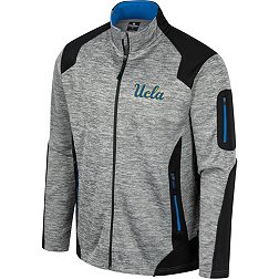 Colosseum Men's UCLA Bruins Grey Silberman Full-Zip Jacket