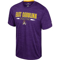 Colosseum Men's East Carolina Pirates Purple Wright T-Shirt