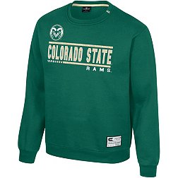 Colosseum Men's Colorado State Rams Green I'll Be Back Crewneck Sweatshirt