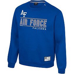 Colosseum Men's Air Force Falcons Blue I'll Be Back Crewneck Sweatshirt