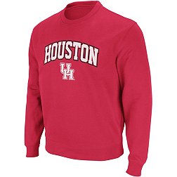 Colosseum Men's Houston Cougars Red Stadium Crewneck Sweatshirt
