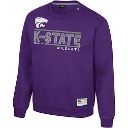 Colosseum Men's Kansas State Wildcats Purple I'll Be Back Crewneck Sweatshirt