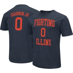 Colosseum Men's Illinois Fighting Illini Terrence Shannon Jr. #0 Blue T-Shirt