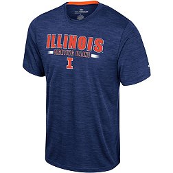 Colosseum Men's Illinois Fighting Illini Blue Wright T-Shirt