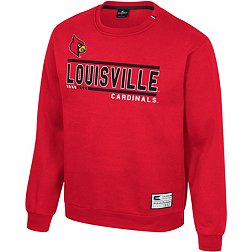 Colosseum Men's Louisville Cardinals Cardinal Red I'll Be Back Crewneck Sweatshirt
