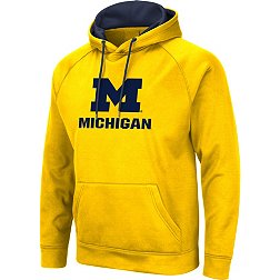 Colosseum Men's Michigan Wolverines Maize Pullover Hoodie