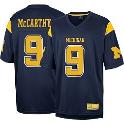 Colosseum Men's Michigan Wolverines JJ McCarthy #9 Navy Replica Football Jersey