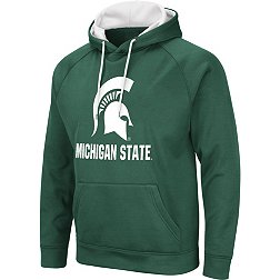 Colosseum Men's Michigan State Spartans Green Pullover Hoodie