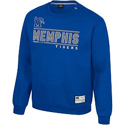 Colosseum Men's Memphis Tigers Blue I'll Be Back Crewneck Sweatshirt