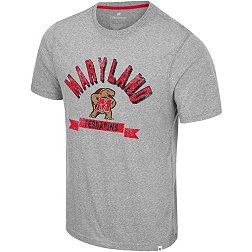 Colosseum Men's Maryland Terrapins Heather Grey Connor T-Shirt