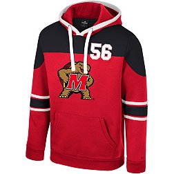Colosseum Men's Maryland Terrapins Red Future's Not Written Pullover Hoodie