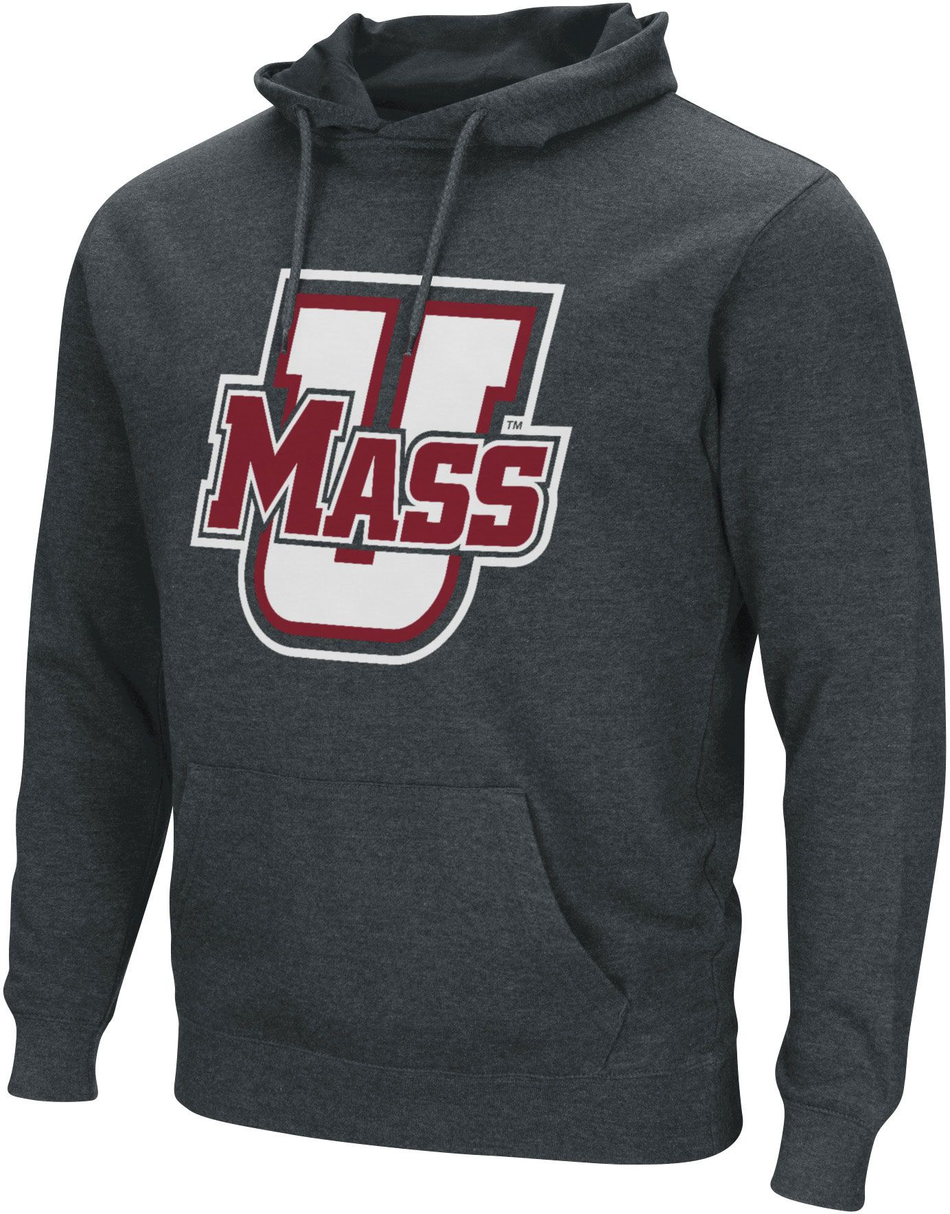 Colosseum Men's UMass Minutemen Black Pullover Hoodie
