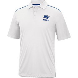 Colosseum Men's Middle Tennessee State Blue Raiders White Polo