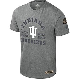 Colosseum Men's Indiana Hoosiers Heather Grey Scram Jet T-Shirt