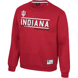 Colosseum Men's Indiana Hoosiers Crimson I'll Be Back Crewneck Sweatshirt