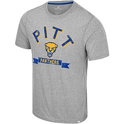 Colosseum Men's Pitt Panthers Heather Grey Connor T-Shirt
