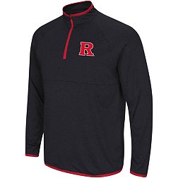 Men's adidas Scarlet Rutgers Scarlet Knights 2018 Player Sideline climawarm  Full-Zip Hoodie