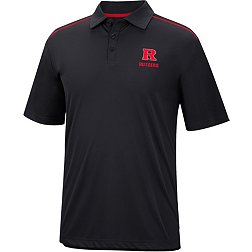 Colosseum Men's Rutgers Scarlet Knights Black Polo