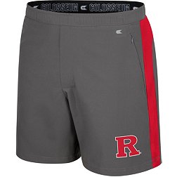 Colosseum Men's Rutgers Scarlet Knights Grey Top-Dead-Center Shorts