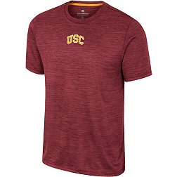 Colosseum Men's USC Trojans Cardinal Positraction T-Shirt
