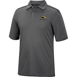 Colosseum Men's Southern Miss Golden Eagles Heather Charcoal Polo