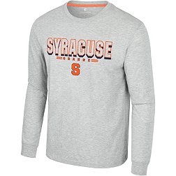 Colosseum Men's Syracuse Orange Heather Grey Hasta La Vista Long Sleeve T-Shirt