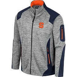 Colosseum Men's Syracuse Orange Grey Silberman Full-Zip Jacket