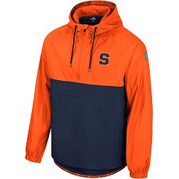 Colosseum Men's Syracuse Orange Orange 1/2 Zip Anorak Jacket