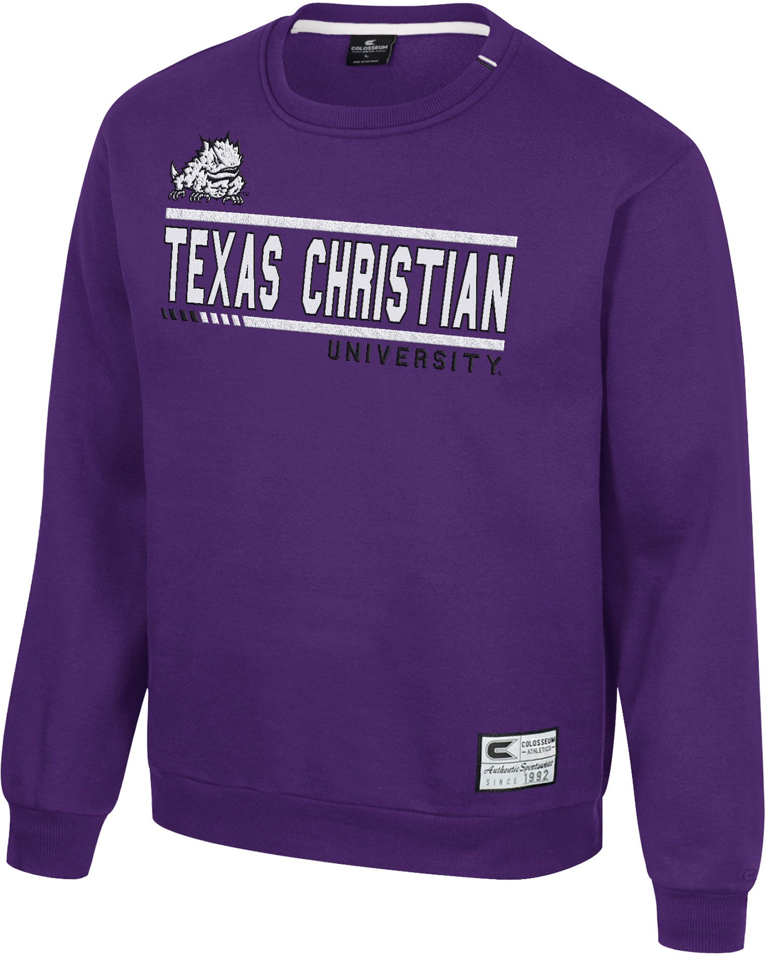 Men's Nike Cream TCU Horned Frogs Vapor Untouchable Elite Replica  Full-Button Baseball Jersey