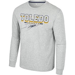 Colosseum Men's Toledo Rockets Heather Grey Hasta La Vista Long Sleeve T-Shirt