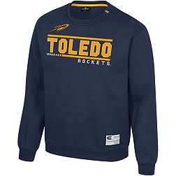 Colosseum Men's Toledo Rockets Midnight Blue I'll Be Back Crewneck Sweatshirt