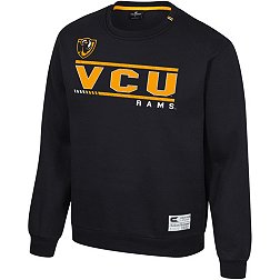 Colosseum Men's VCU Rams Black I'll Be Back Crewneck Sweatshirt
