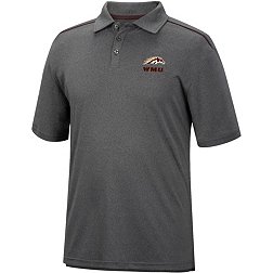 Colosseum Men's Western Michigan Broncos Heather Charcoal Polo
