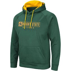 Colosseum Men's Wright State Raiders Green Pullover Hoodie