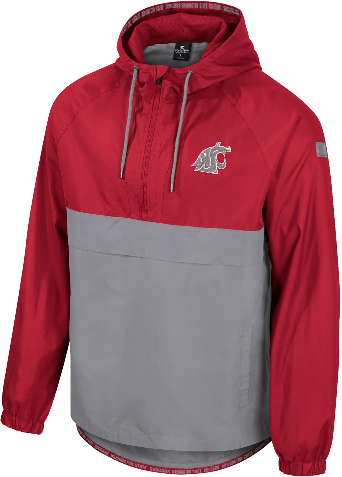 Nike Washington State Cougars Tackle Twill Replica Football Jersey - #12  Dark Grey